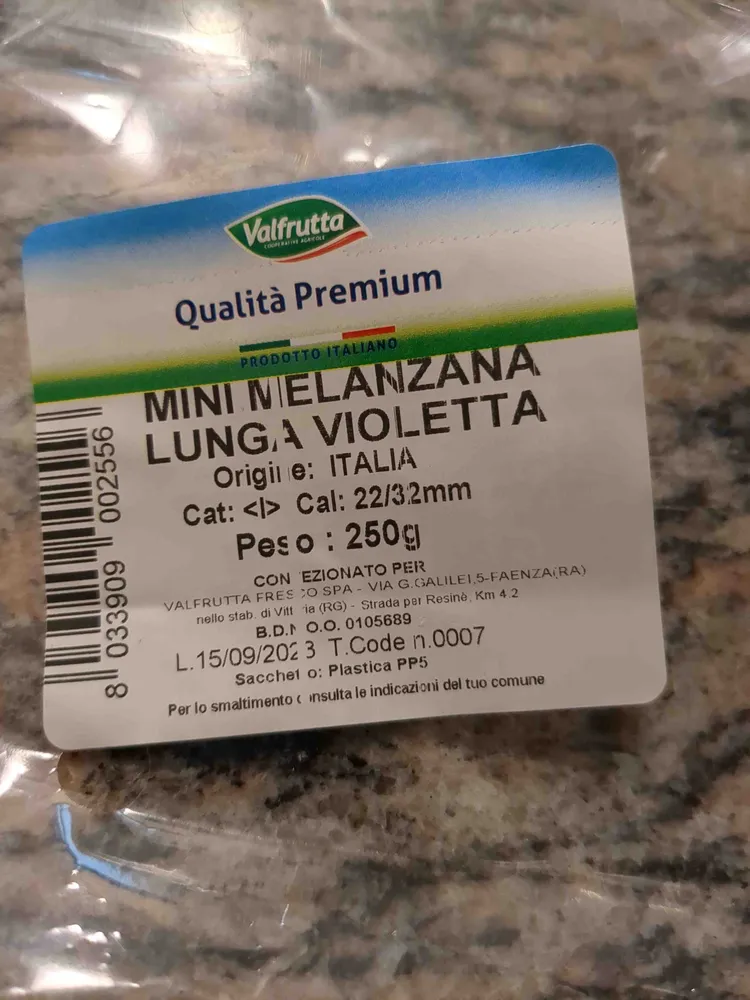 Mini Melanzana Lunga Violetta