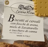 Biscotti ai cereali