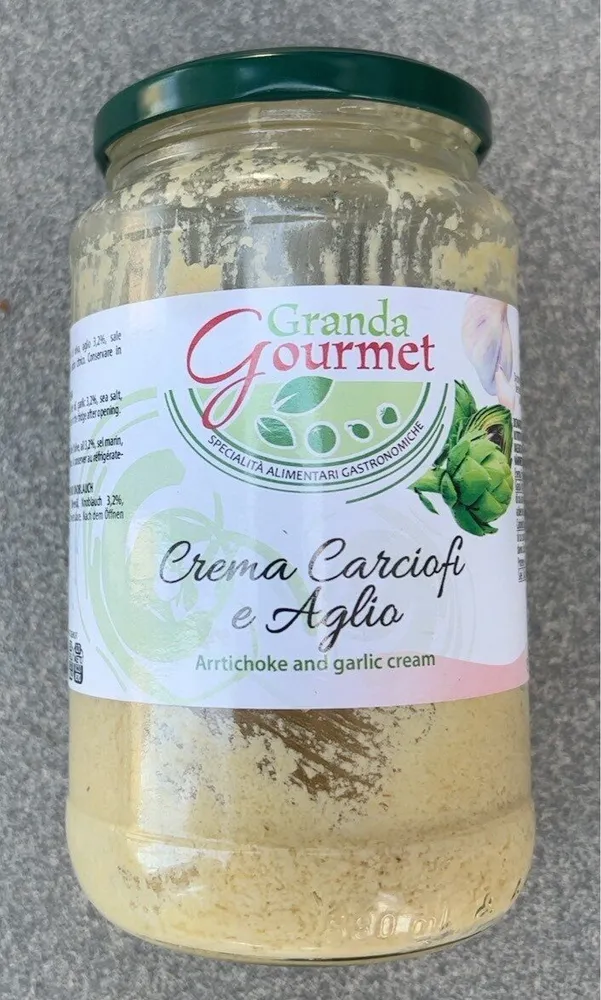 Crema Carciofi e aglio