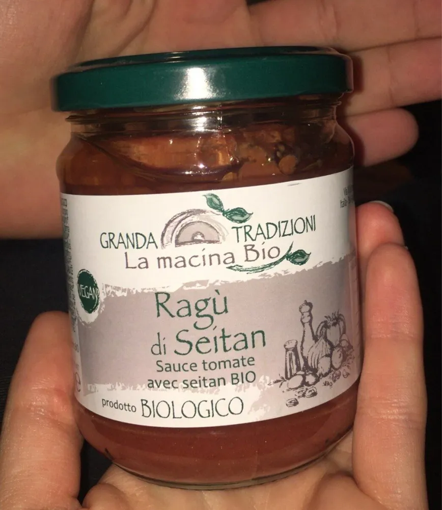 Sauce tomate au Seitan bio