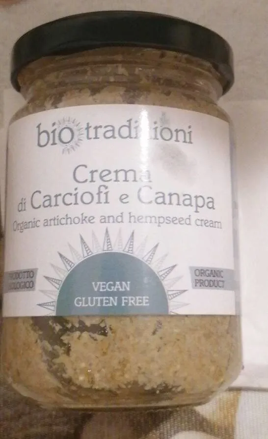 Crema di carciofi e canapa