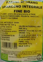 Farina di grano saraceno integrale fine bio