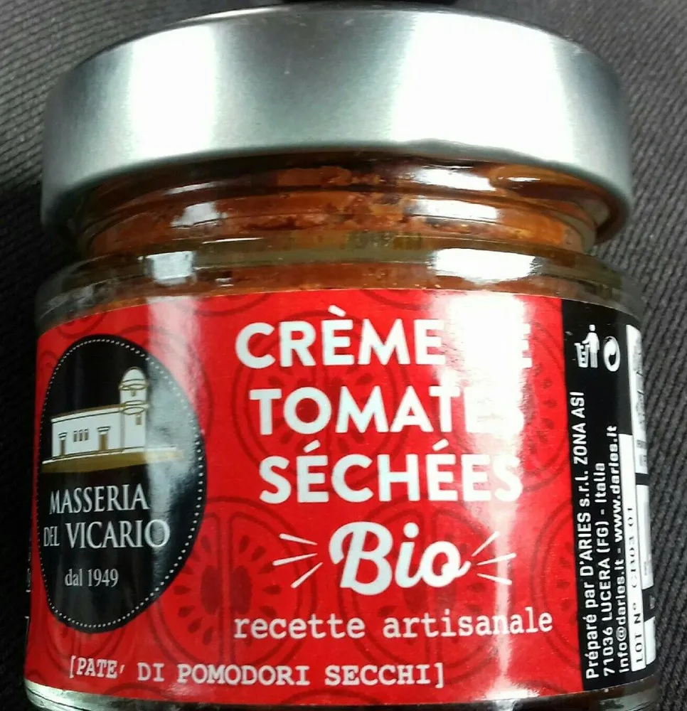 Crème de tomates séchées