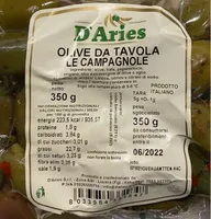Olive da tavola le campagnole