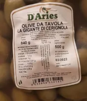 OLIVE DA TAVOLA