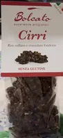 Cirri riso soffiato e cioccolato fondente