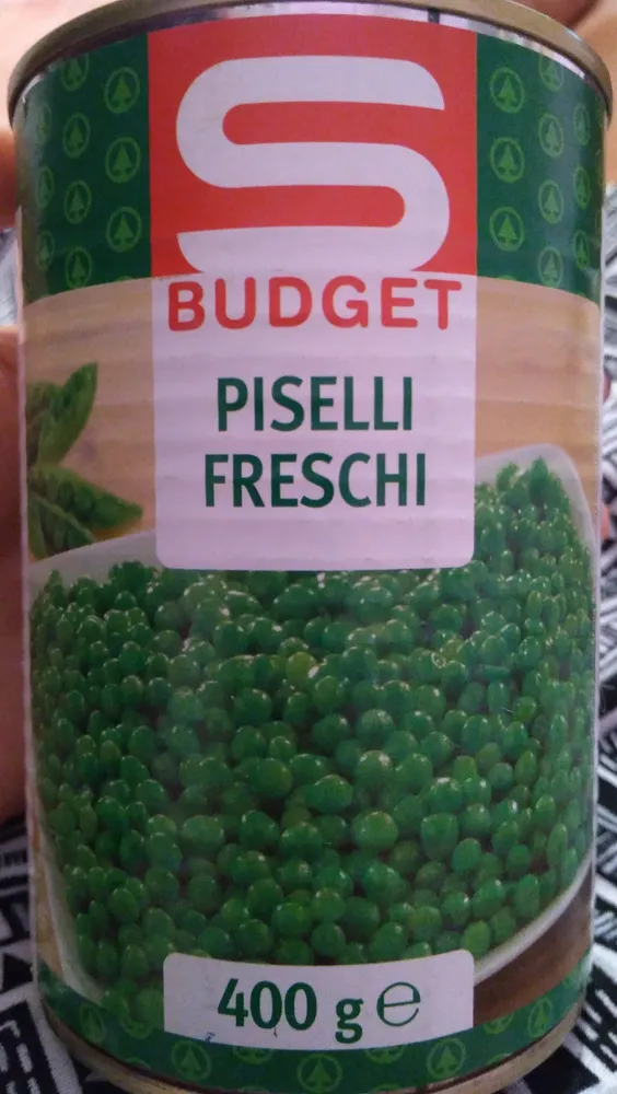 Piselli freschi Budget