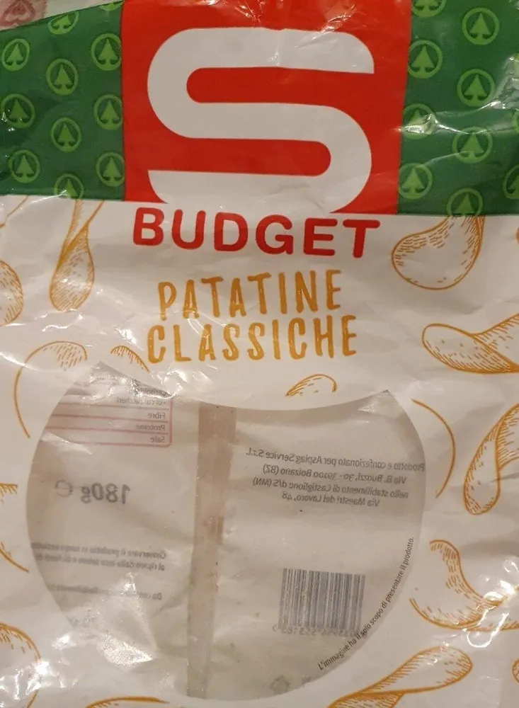 Patatine classiche Budget
