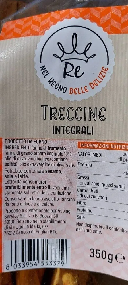 Treccine integrali