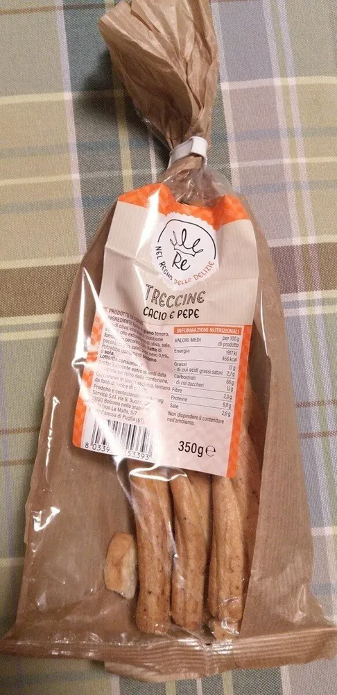 Treccine cacio e pepe