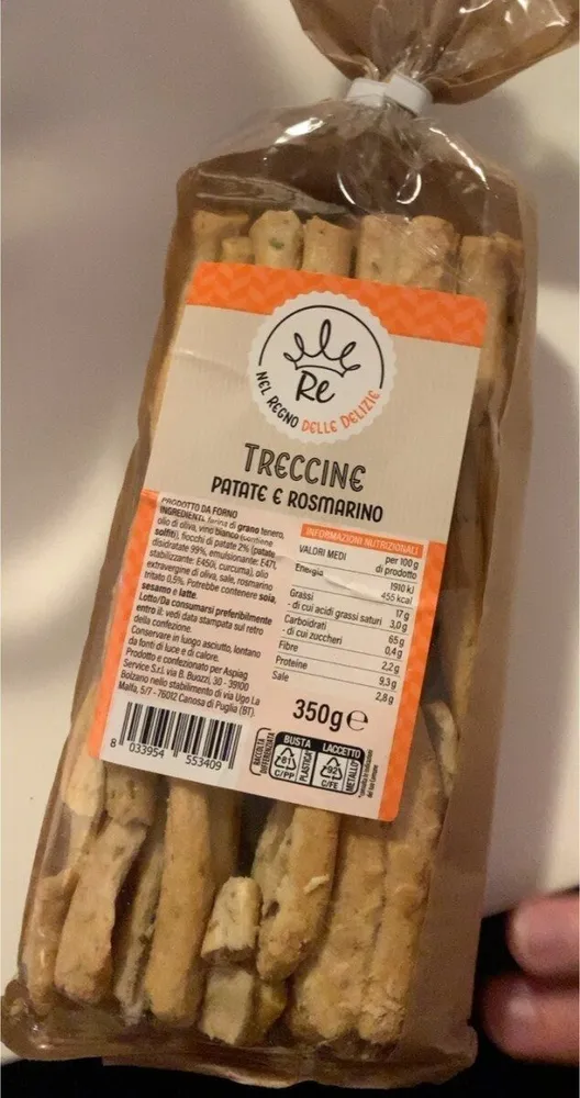 Treccine patate rosmarino