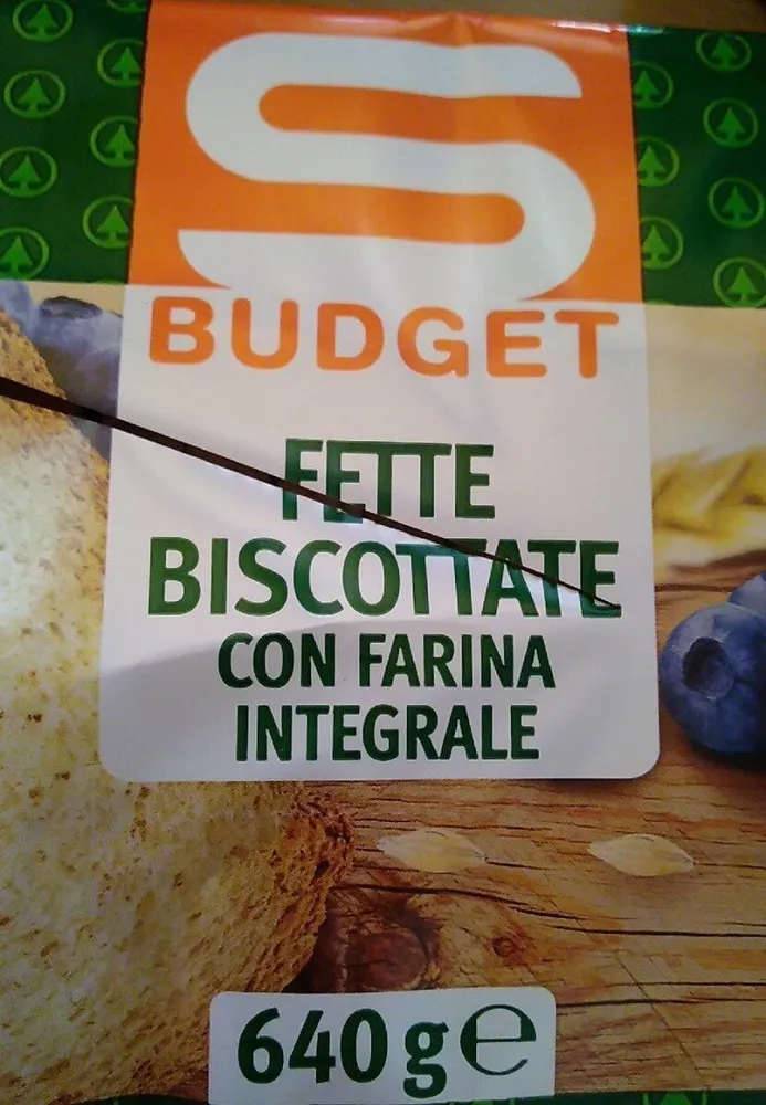 Fette biscottate con farina integrale