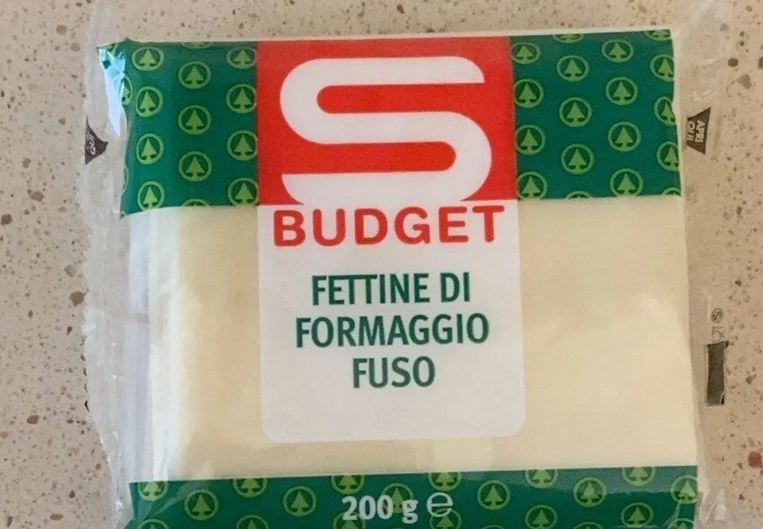 fettine di formaggio fuso