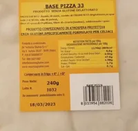 Base pizza 33