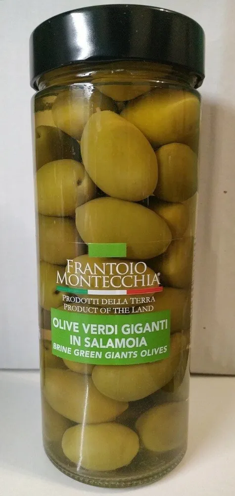 Olive verdi giganti in salamoia