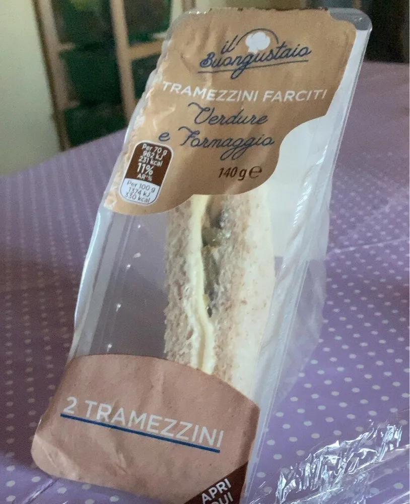 tramezzino versure e formaggio