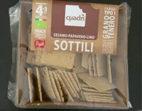 Crecker sesamo papavero lino