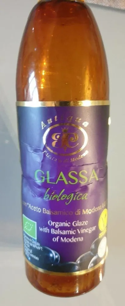 Glassa biologica con aceto balsamico