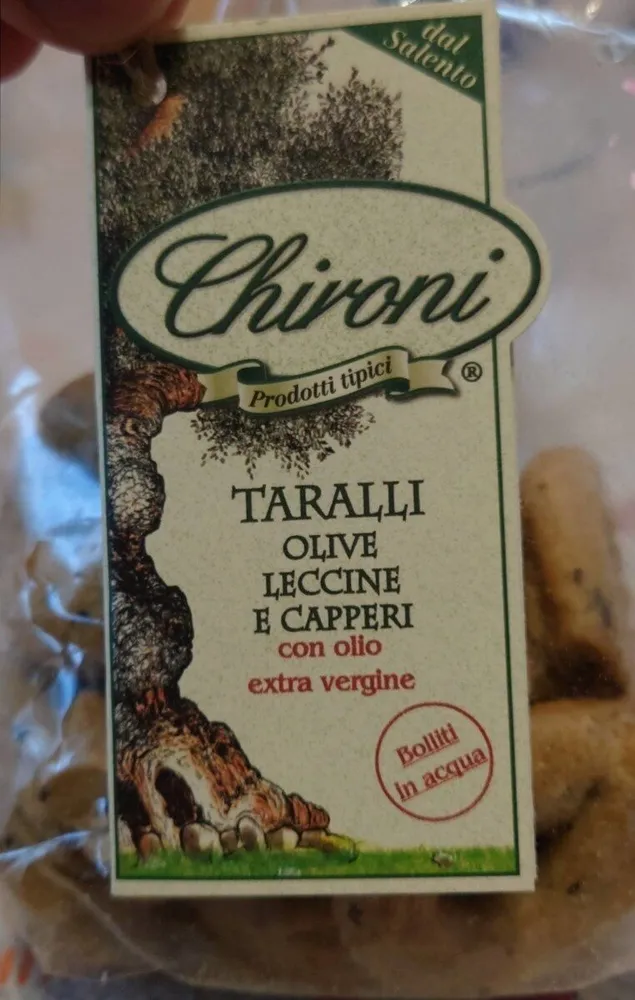 Taralli olive leccine e capperi