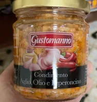 Condimento aglio olio e peperoncino