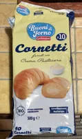 Cornetti con crema pasticcera
