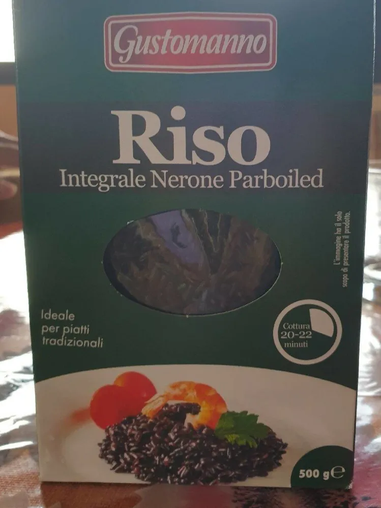 Riso integrale Nerone perboiled