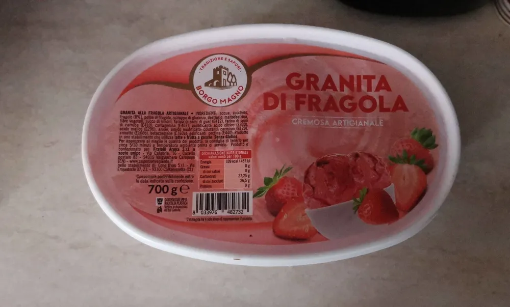 Granita di Fragola Cremosa