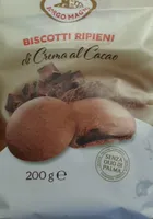Biscotti ripieni di crema al cacao