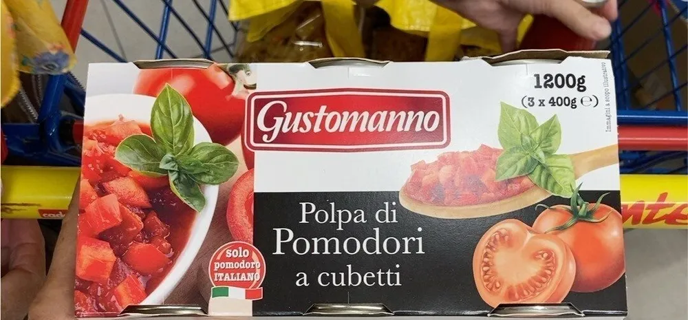 Polpa di pomodoro a cubetti