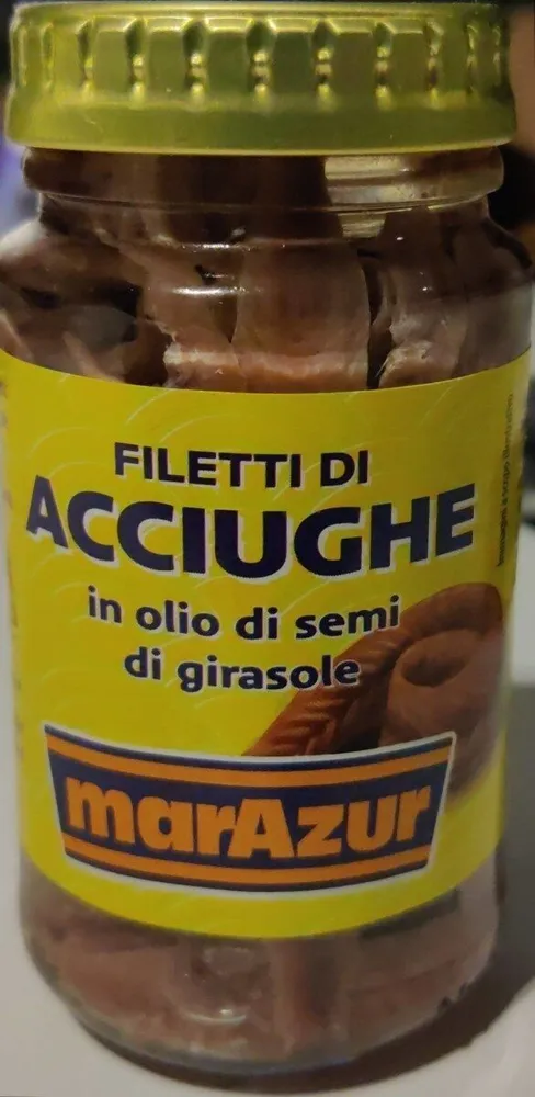 Filetti di Acciughe in olio di semi di girasole