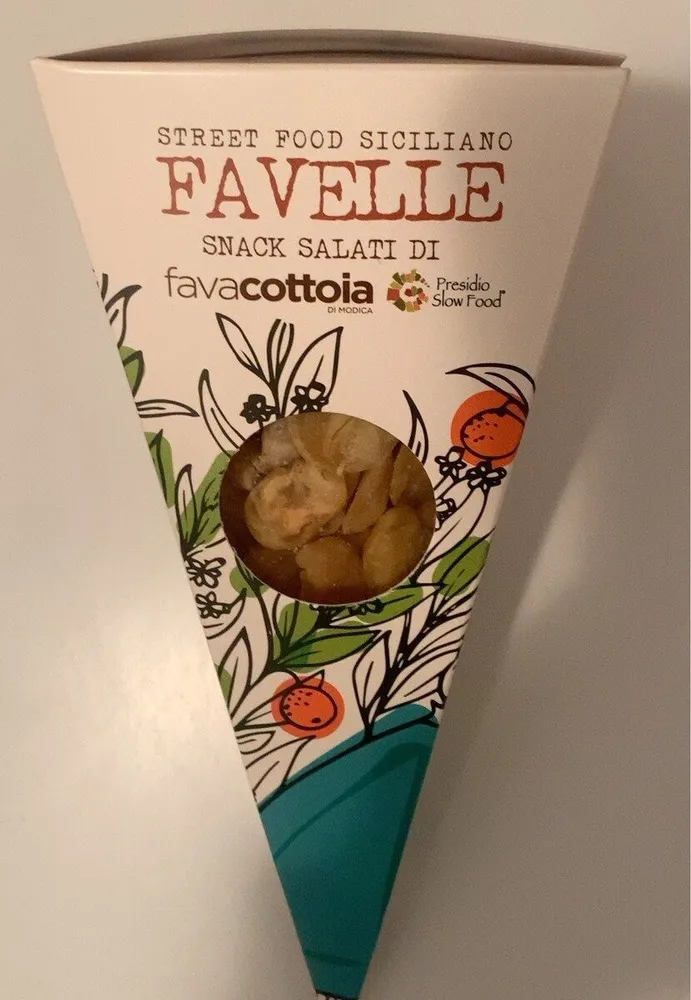 Snack salati di fave