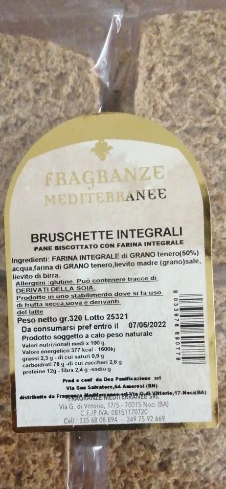 Bruschette integrali