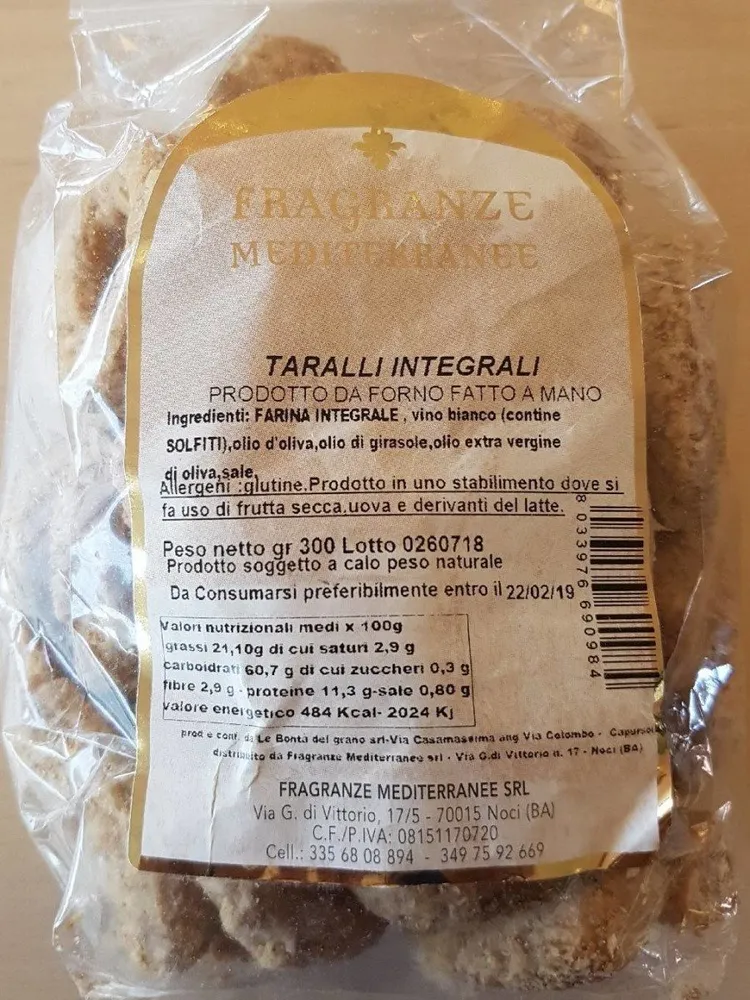 Taralli Integrali