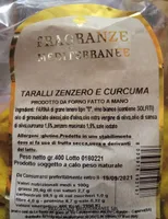 Taralli zenzero e curcuma