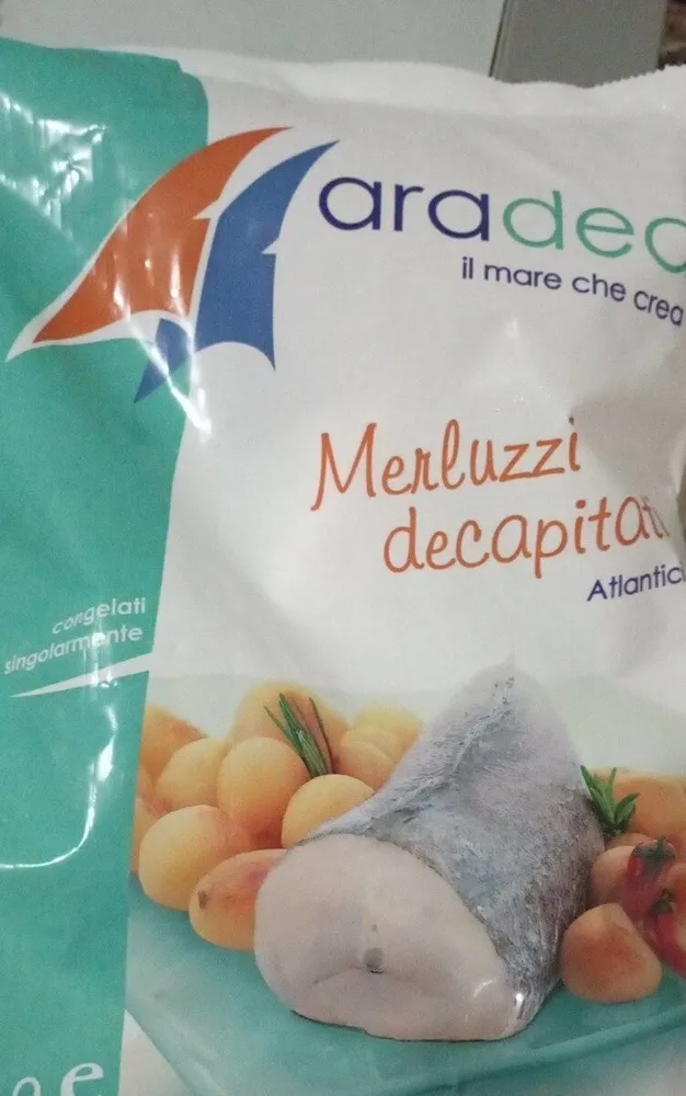 Merluzzo decapitati atlantico