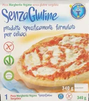 Pizza margherita vegana senza glutine
