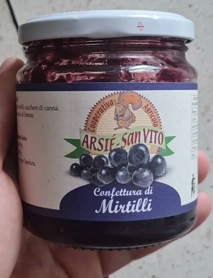 Confettura di mirtilli