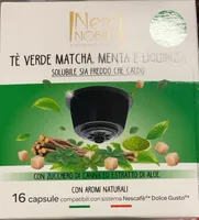 The verde matcha,menta e liquirizia