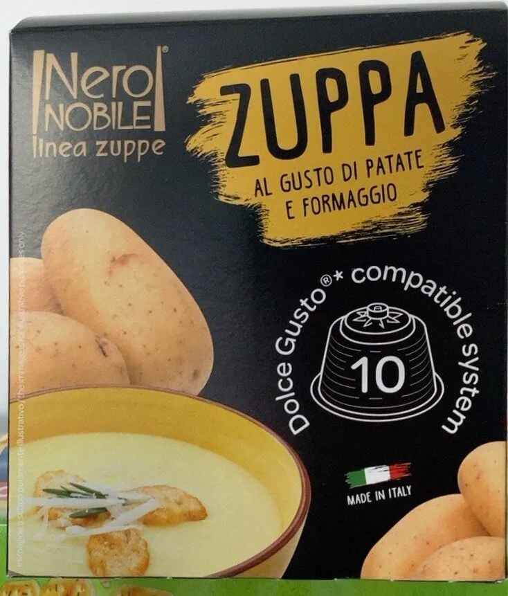 Zuppa al gusto di patate e formaggio