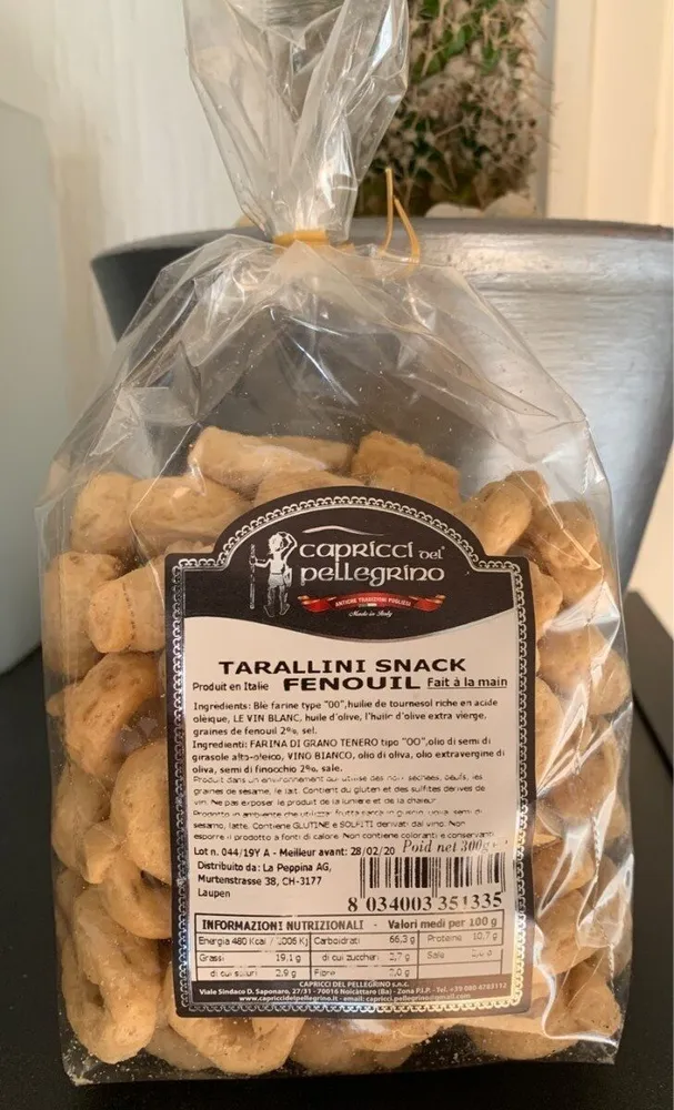 Tarallini au fenouil