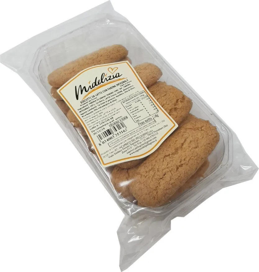Biscotti da latte con farina integrale