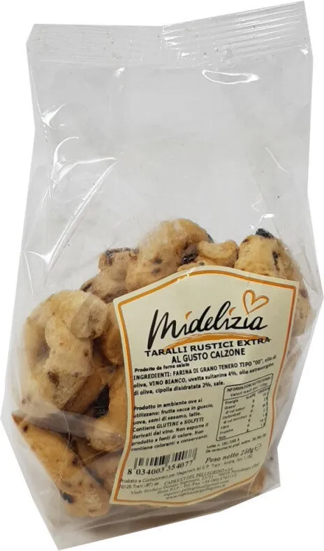 Taralli rustici extra al gusto calzone