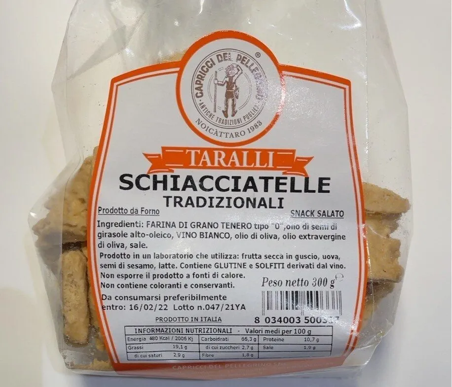 Schiacciatelle tradizionali