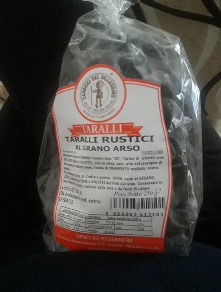 Taralli rustici al grano arso