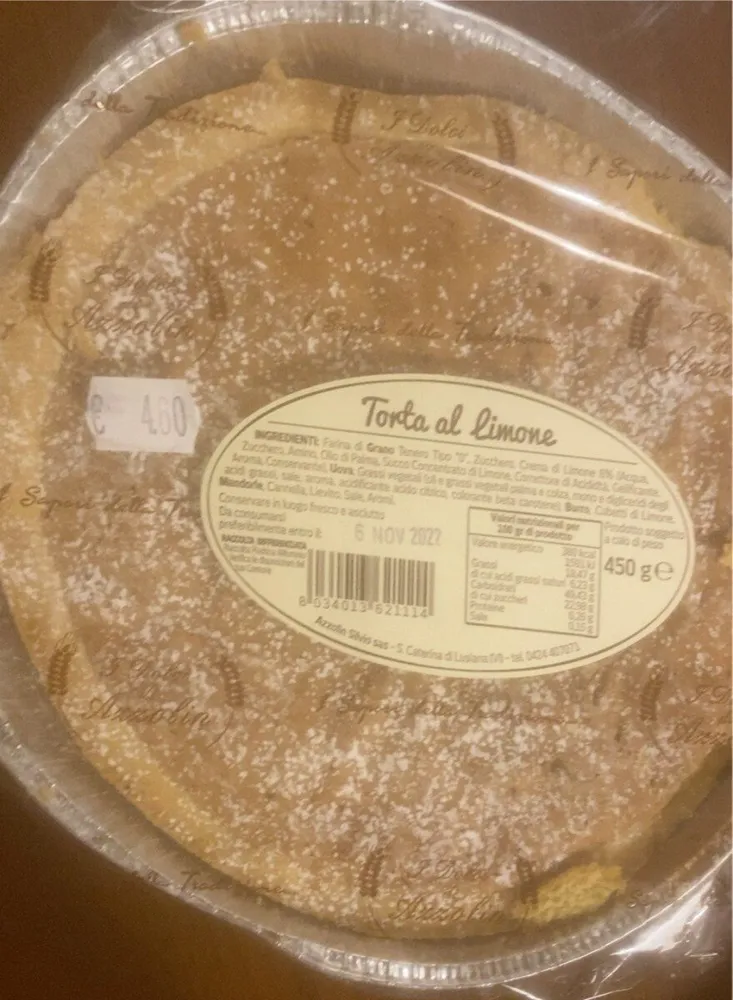 Torta al limone