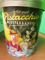 Gelato gusto pistacchio mediterraneo