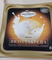 Gelato ricotta e pera