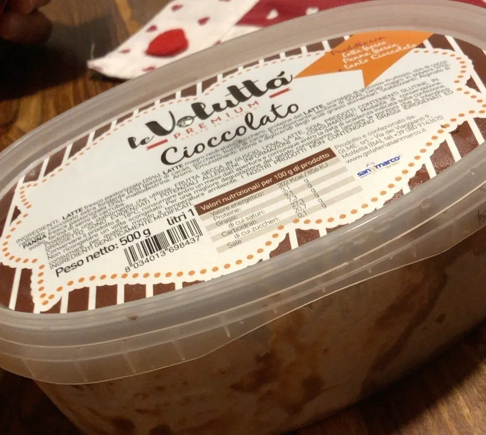gelato al cioccolato