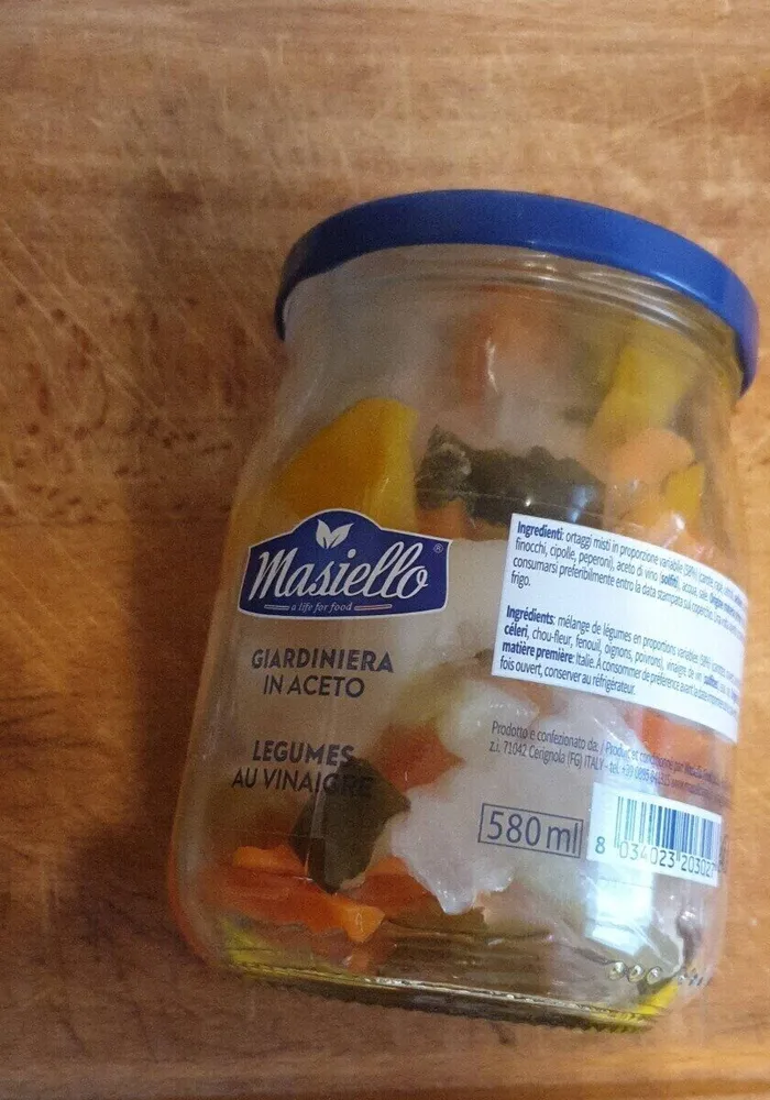 Légumes au vinaigre