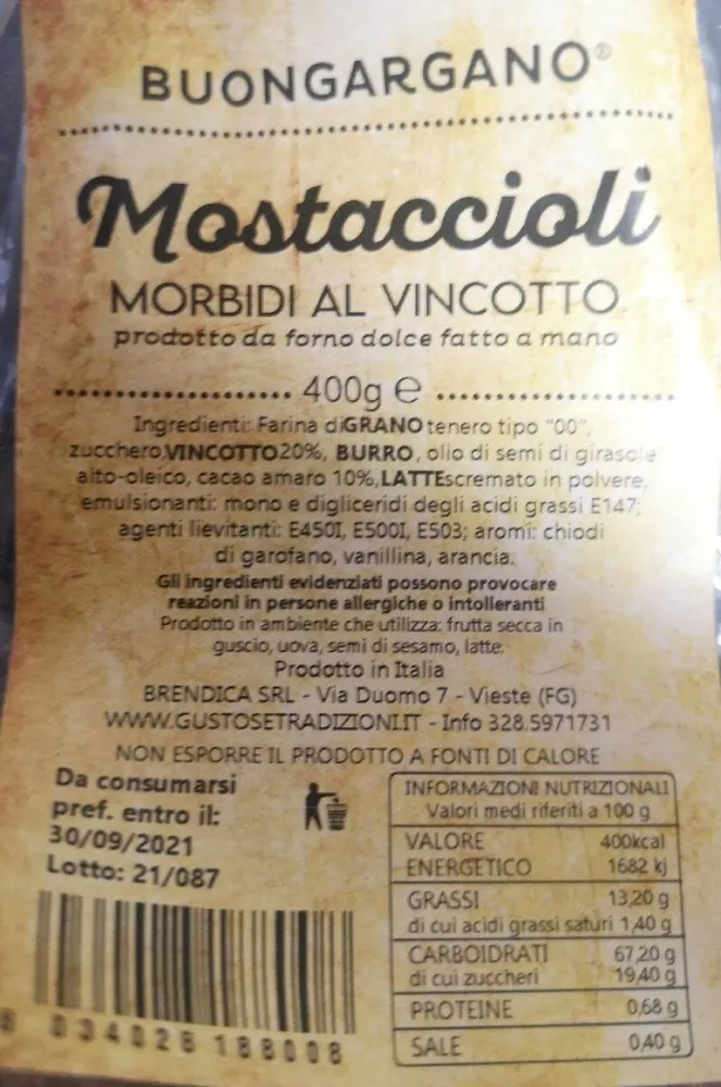 Mostaccioli